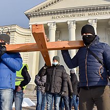 Galeria - Męski Różaniec Ulicami Bydgoszczy, 6 lutego 2021 r./fot. Anna Kopeć