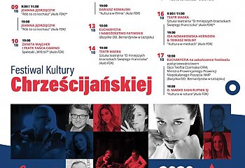  Festiwal Kultury Chrześcijańskiej „RÓB TO CO KOCHASZ” Leżajsk 2020 (8.10-17.10)