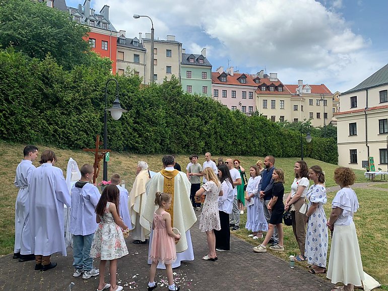 Ukraińska procesja Bożego Ciała w Lublinie