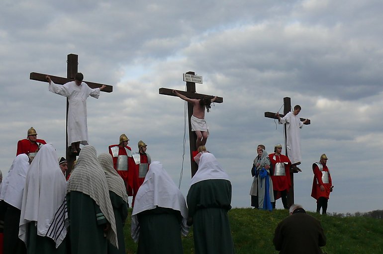 Trwają przygotowania do Misterium Męki Pańskiej w Górce Klasztornej