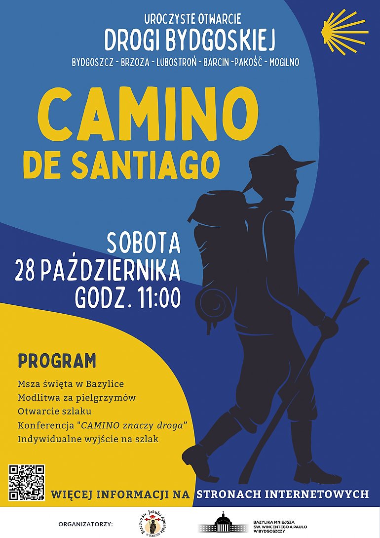 Bydgoszcz na Camino de Santiago – uroczyste otwarcie Drogi Bydgoskiej [ZAPROSZENIE]